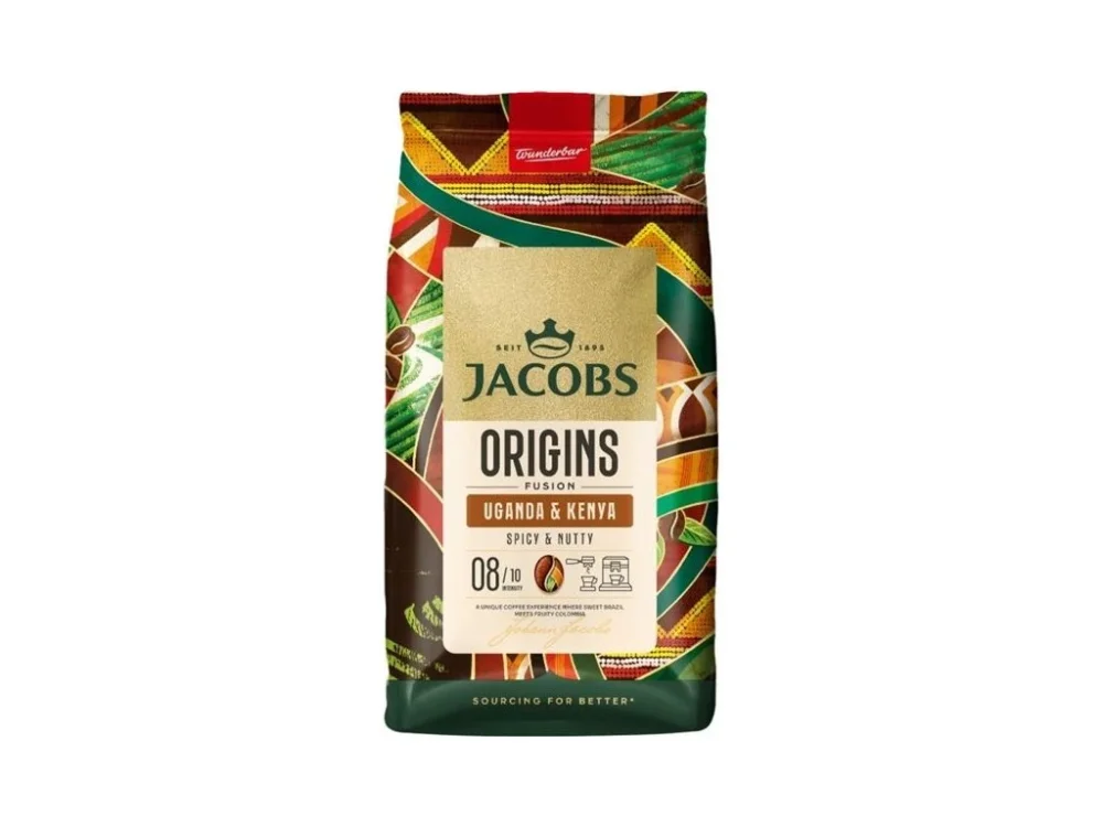 Zrnková káva Jacobs Origins - Kenya & Uganda, 1 kg Dokud Zásoby Vydrží