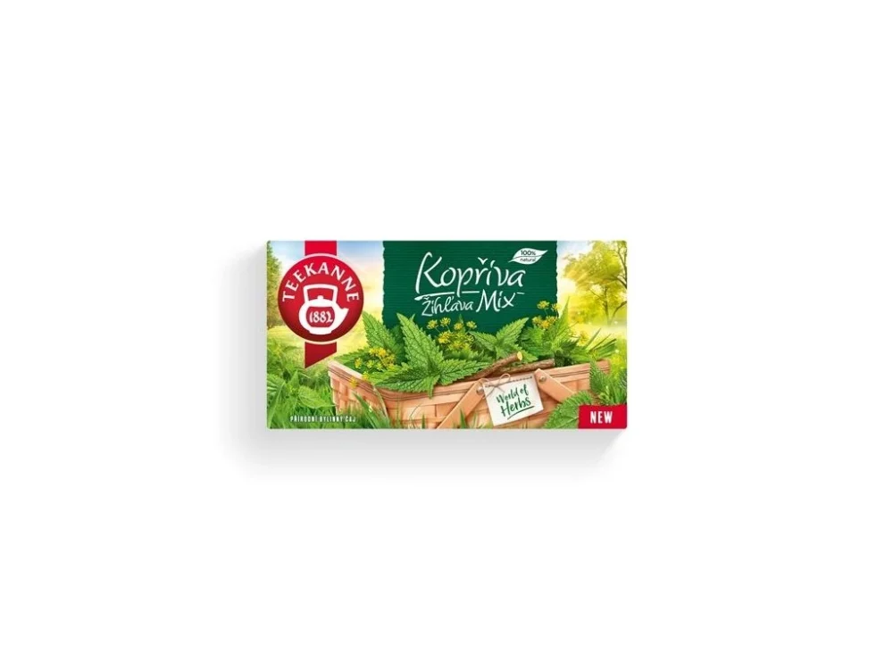 Originální Bylinný čaj Teekanne - kopřiva mix, 20x 1,5 g, 30g