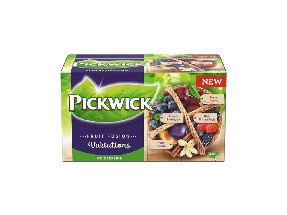 Hit Sezóny Ovocný čaj Pickwick - variace 4 druhů, modré, 20x 1,9 g