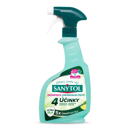 Sanytol univerzální dezinfekce sprej 500 ml 4 účinky Výhodná Nabídka