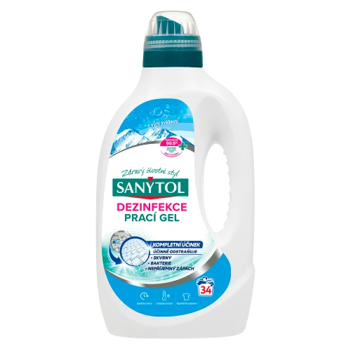 Kup Teď Sanytol dezinfekční prací gel Svěžest 1,7 l