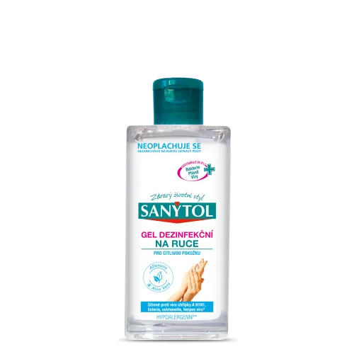Dokud Zásoby Vydrží Sanytol dezinfekční gel na ruce pro citlivou pokožku 75 ml