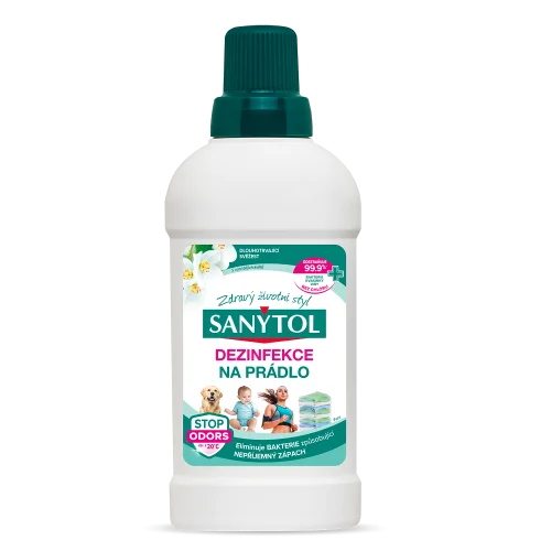 Sanytol dezinfekce na prádlo s vůní bílých květů 500 ml Akce