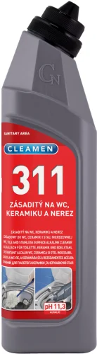 Vysoce Kvalitní Cleamen 311 WC čistič zásaditý 750 ml