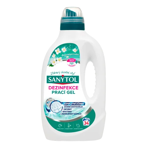 Hit Sezóny Sanytol dezinfekční prací gel Bílé květy 1,7 l