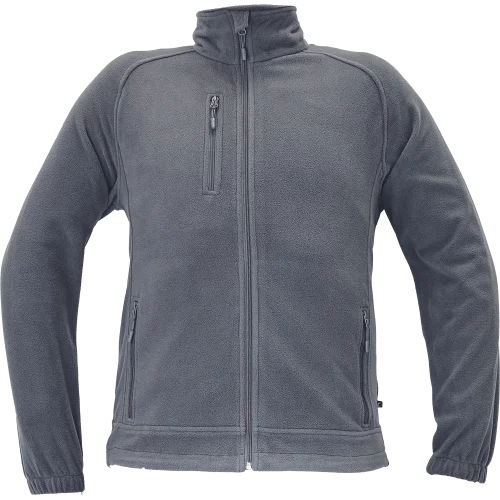 Mikina BHADRA šedá fleece vel. XXL Sleva