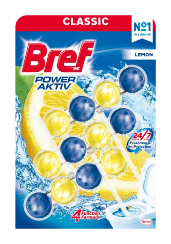 Bref PowerActiv WC blok (3ks/bli) Lemon Dokud Zásoby Vydrží