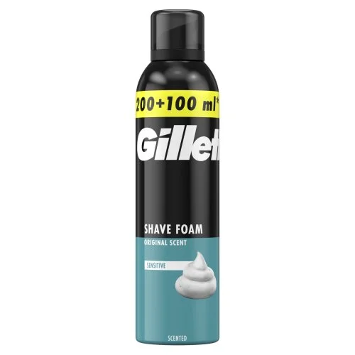 Gillette pěna na holení 300ml Sensitive Autentický