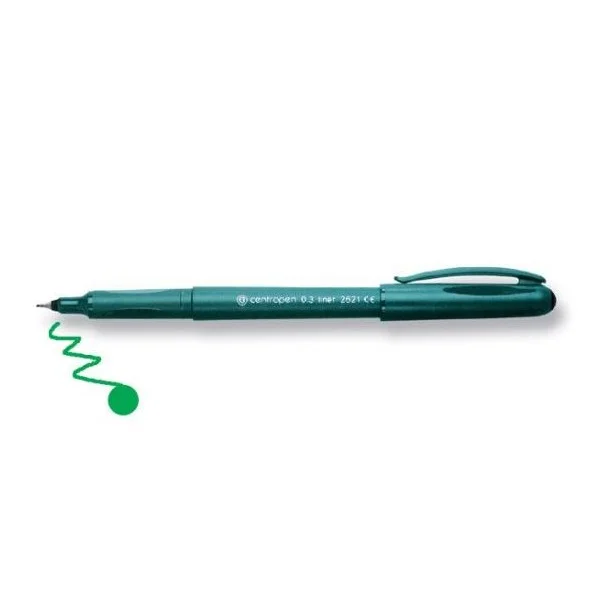 Akční Nabídka 2621/1 = 4621/1 ZELENÝ CENTROPEN POPISOVAČ 0,3