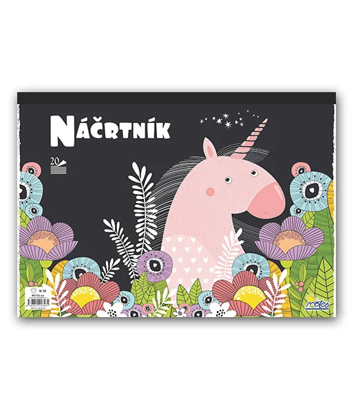 NÁČRTNÍK A3 20 LISTŮ N32 Zlevněný