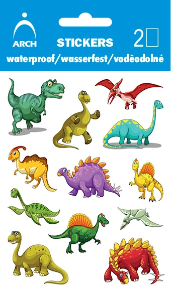 DĚTSKÉ VODĚODOLNÉ SAMOLEPKY - dinosauři 1029 Ihned K Objednání