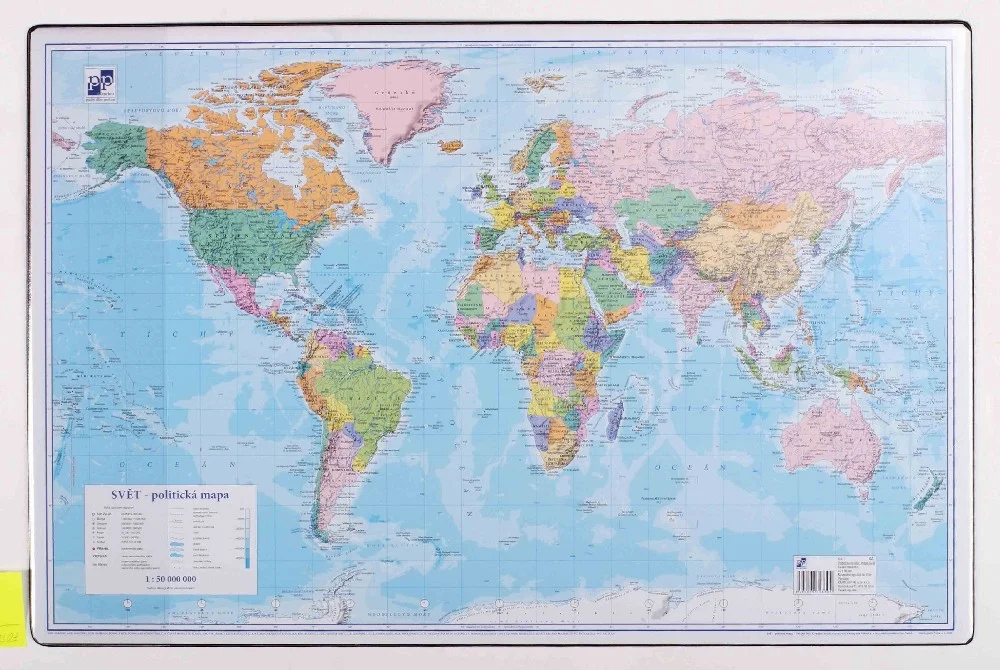 Tovární Cena PODLOŽKA NA STŮL60 x 40 cm MAPA SVĚTA