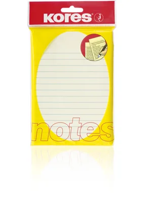 NOTES LEPÍCÍ KORES15 x 10 cm 100 listů - žlutý - linkovaný Sezónní Sleva
