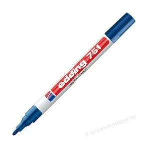 Objednat Nyní POPISOVAČ EDDING 751 lakový modrý 1-2mm