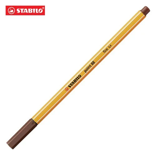 Víkendová Akce LINER INKOUSTOVÝ STABILO Point 0,4mm hnědá 88/45