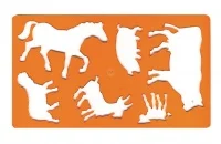 ŠABLONA ZVÍŘAT749054oranžová Nejprodávanější