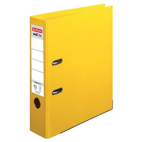 Expresní Doručení Herlitz Pákový Pákový pořadač A4/8 cm, maX.file protect žlutý