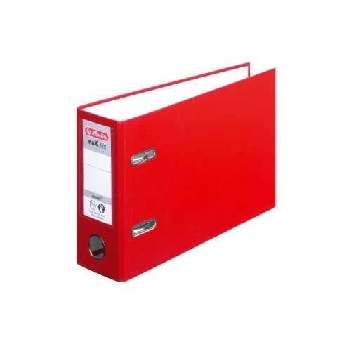 Herlitz Pákový Pákový pořadač A5/8 cm dlouhý, maX.file protect červený Autentický
