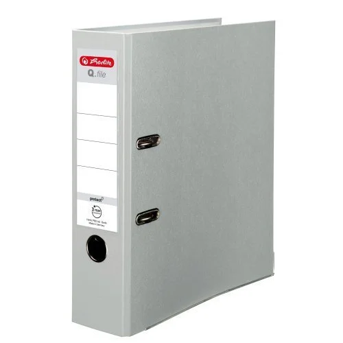 Herlitz Pákový Pákový pořadač A4/8 cm, Q.file protect šedý Nejlepší Volba