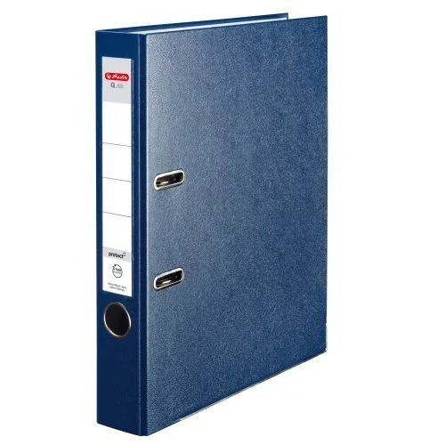Vysoce Kvalitní Herlitz Pákový Pákový pořadač A4/5 cm, Q.file protect modrý