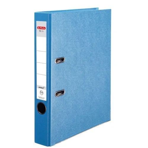 Herlitz Pákový Pákový pořadač A4/5 cm, Q.file protect aqua Cenově Výhodný
