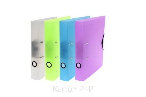 Top Prodej Karton P+P Pořadač PP silný páka 5cm Opaline Frosty fialová