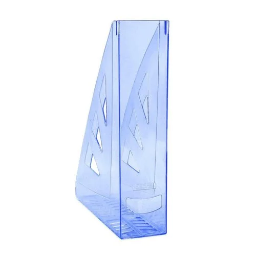 Jen Po Omezenou Doba Office Products stojan na časopisy, A4/70 mm, transparentní modrý