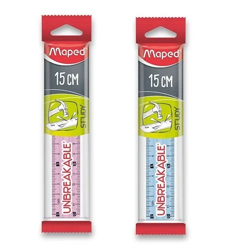Cenově Výhodný Pravítko Maped Study Unbreakable oboustranné 15 cm