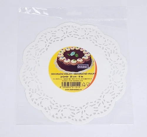 Krajka Dessert pr. 20cm / 8 ks / 2511519 Sleva