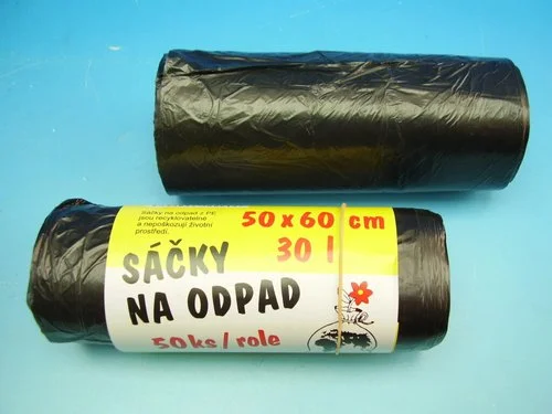 Časově Omezené Pytel 50 x 60 cm/50 ks role, černý H