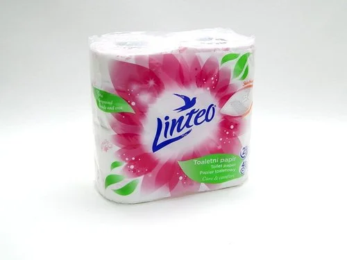 Nízká Cena Papír toaletní LINTEO SATIN bílý 200ú.