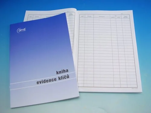 Kniha evidence klíčů A4 Tovární Cena