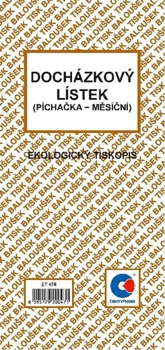 Docházkový list - píchačka (oboustranný) Poslední Šance