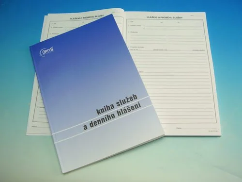 Kniha služeb a denního hlášení Akce