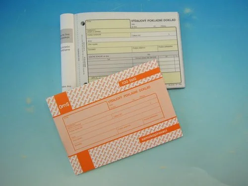 Výdajový pokladní doklad NCR A6 100 listů Originální