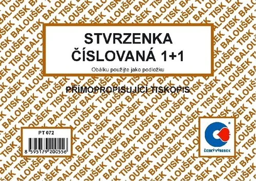 Akční Nabídka Stvrzenka A6 číslovaná