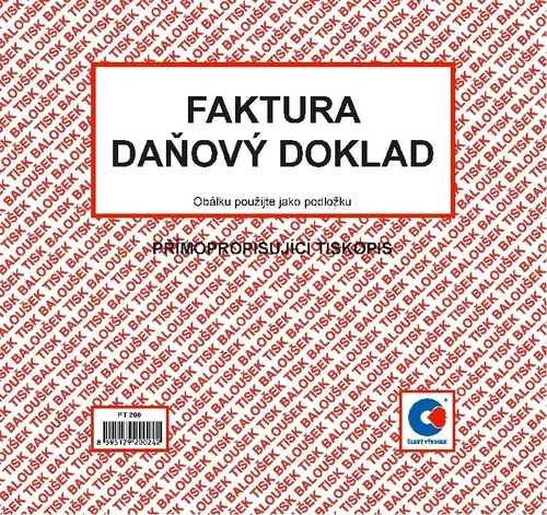 Faktura - daňový doklad 2/3 A4 Nejlepší Volba