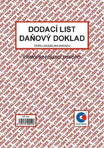 Nízká Cena Dodací list - daňový doklad A5