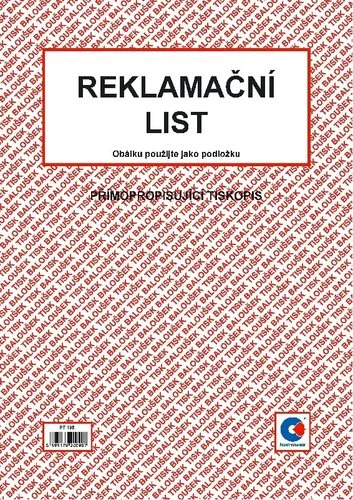 Jen Po Omezenou Doba Reklamační list A4