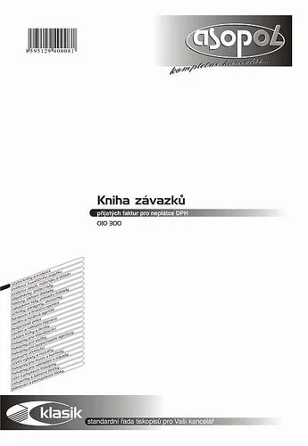 Cenový Hit Kniha závazků - přijatých faktur pro neplátce DPH