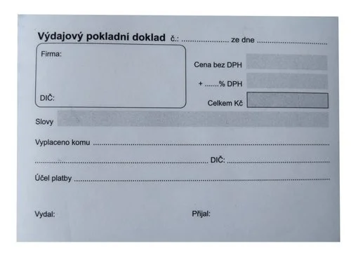 Akční Cena Doklad výdajový A6 pokladní