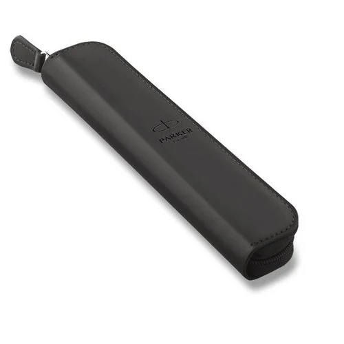 Parker PU pouzdro černé, zip Levný