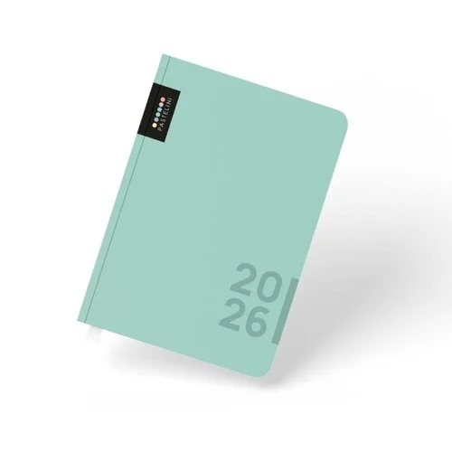 Diář A5 denní 2026 PASTELINI zelená Horká Nabídka