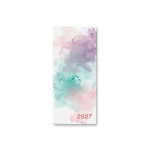 Tovární Cena Diář PVC měsíční 2027 Watercolour