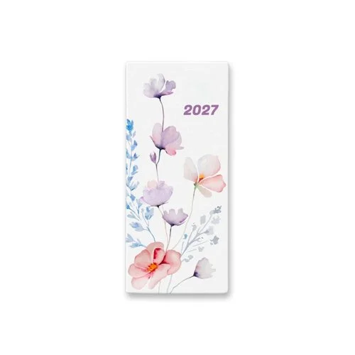 Diář PVC měsíční 2027 Flowers Ověřený