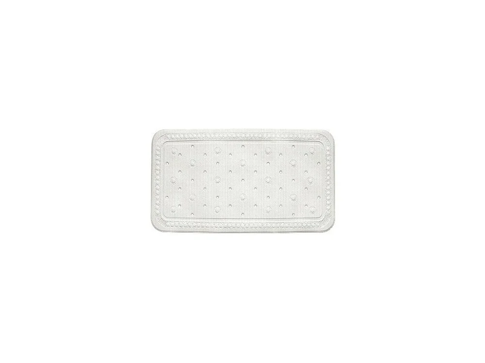 KELA Vanová podložka KRETA PVC bílá 72x36cm KL-22361 Akční Nabídka