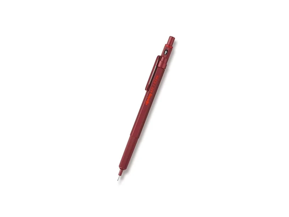 Nejprodávanější Mikrotužka Rotring 600 Red - 0,5 mm