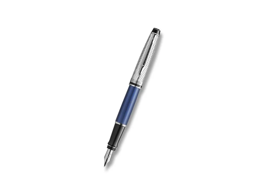 Plnicí pero Waterman Expert Deluxe Metalic Blue CT - hrot F Speciální Cena