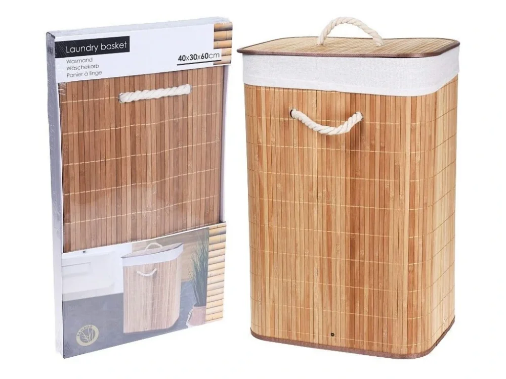 EXCELLENT HOUSEWARE Koš na prádlo bambus 72 l KO-HX9100500 Objednat Nyní