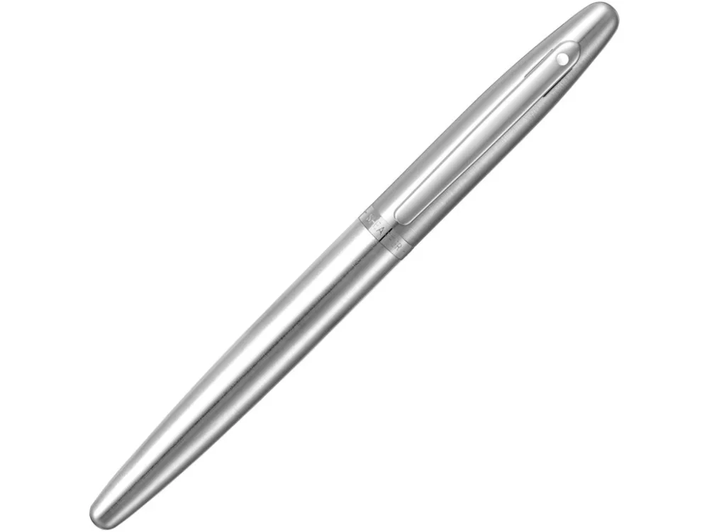 Sheaffer, Plnicí pero VFM, (M) střední, brushed chrome, chrome Tovární Cena